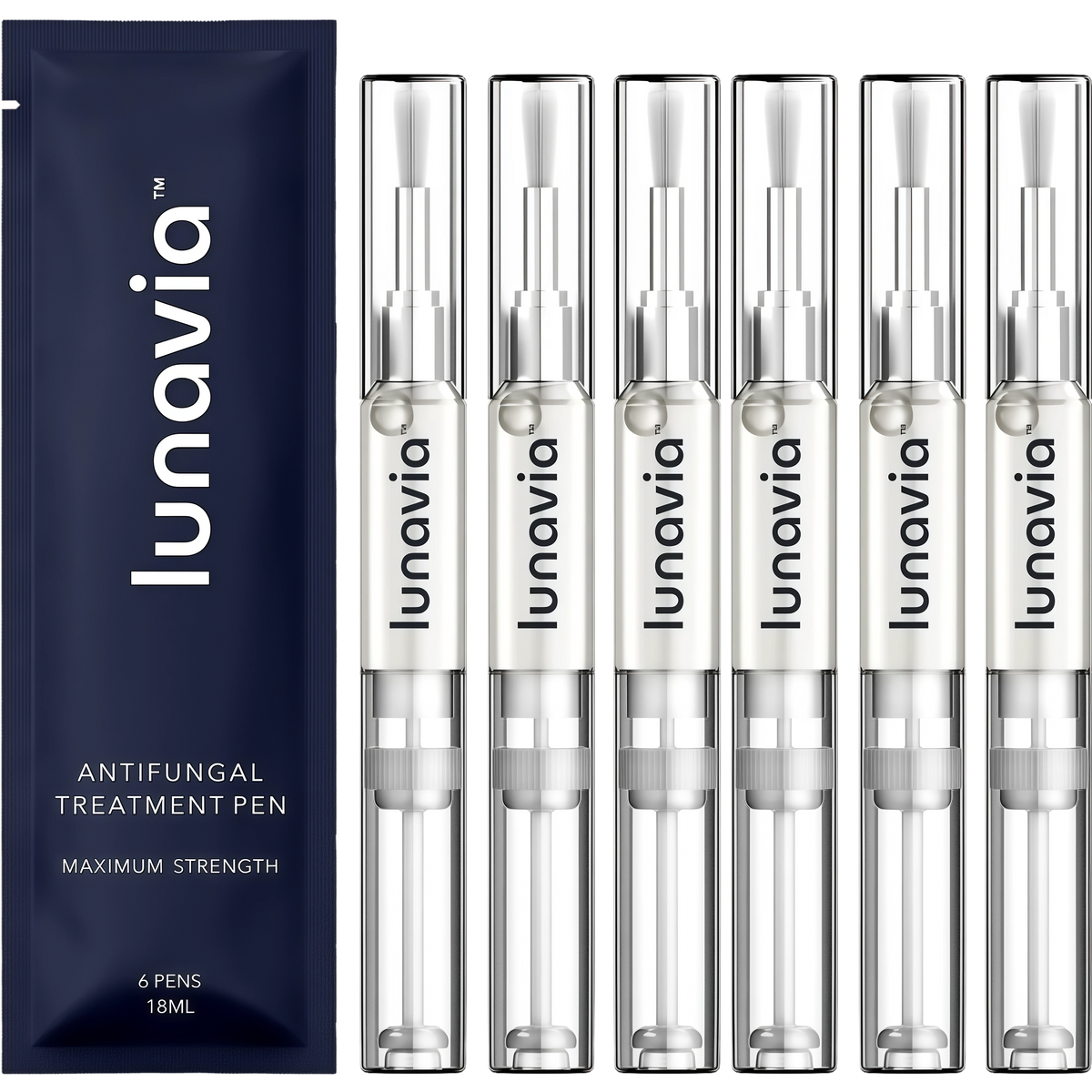 Lunavia Antifungal Pen – Cures Most Athlete’s Foot, Jock Itch, and Ringworm - 25% Undecylenic Acid with added Tea Tree, Jojoba, Clove Bud Oils & Aloe - 1-Pack Twist Pen (3ML Volume)
